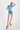 JoosTricot Aqua Blue / Palm Green Waves Peachskin Booty Shorts