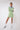 Chartreuse Stitches EcoMerino Long Sleeve Mini Polo Dress