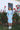 JoosTricot Arctic Blue Peachskin Long Sleeve Ribbed Midi Polo Dress