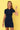 JoosTricot Hello Sailor Navy Peachskin Ribbed Polo Mini Dress