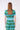 JoosTricot Aqua / Palm Waves Peachskin Short Sleeve Crop Cardigan Top