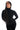 Joostricot Coal Black Peachskin Long Sleeve Turtleneck