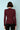 JoosTricot Monogram Burgandy EcoMerino Long Sleeve Crew Neck Top