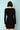 Coal Black EcoMerino Scoop Neck Mini Dress