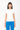 Laser White Peachskin Short Sleeve Crew Neck