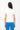 Laser White Peachskin Short Sleeve Crew Neck