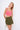 Bubblegum Linen Button-down camisole
