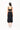 Black Sequins Flared Midi Skirt