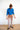 Ocean Blue Cashmere Polo Sweater