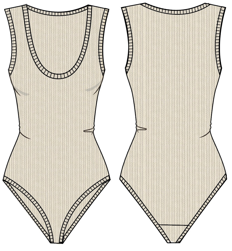 Raku U Neck Bodysuit