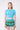 JoosTricot Aqua Blue Peachskin Short Sleeve Crop Cardigan Top