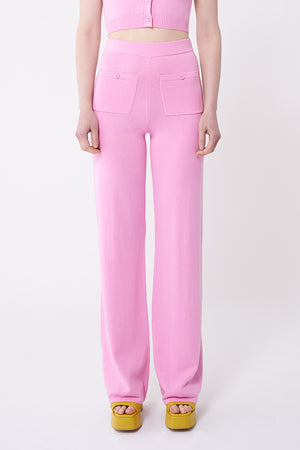 Sweet Pink Peachskin Fancy Pants