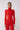 Apple Red Peachskin Long Sleeve Turtleneck