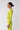 Chartreuse EcoMerino Long Sleeve Crop Crew