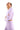 Violette Peachskin Long Sleeve Crop Crew