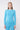 JoosTricot Aqua Blue Peachskin Long Sleeve Crew Neck