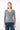 JoosTricot Slate Grey Peachskin Long Sleeve V Neck