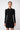 Black EcoMerino Long Sleeve Mini Polo Dress