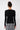 Black EcoMerino Long Sleeve Keyhole Top