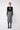 Black Stitches EcoMerino Midi Skirt