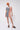 Duo Striped Gloss Short Sleeve Mini Polo Dress