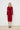 Cherry Peachskin Pencil Skirt