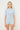 Baby Blue Tinsel Short Sleeve Crop Crew