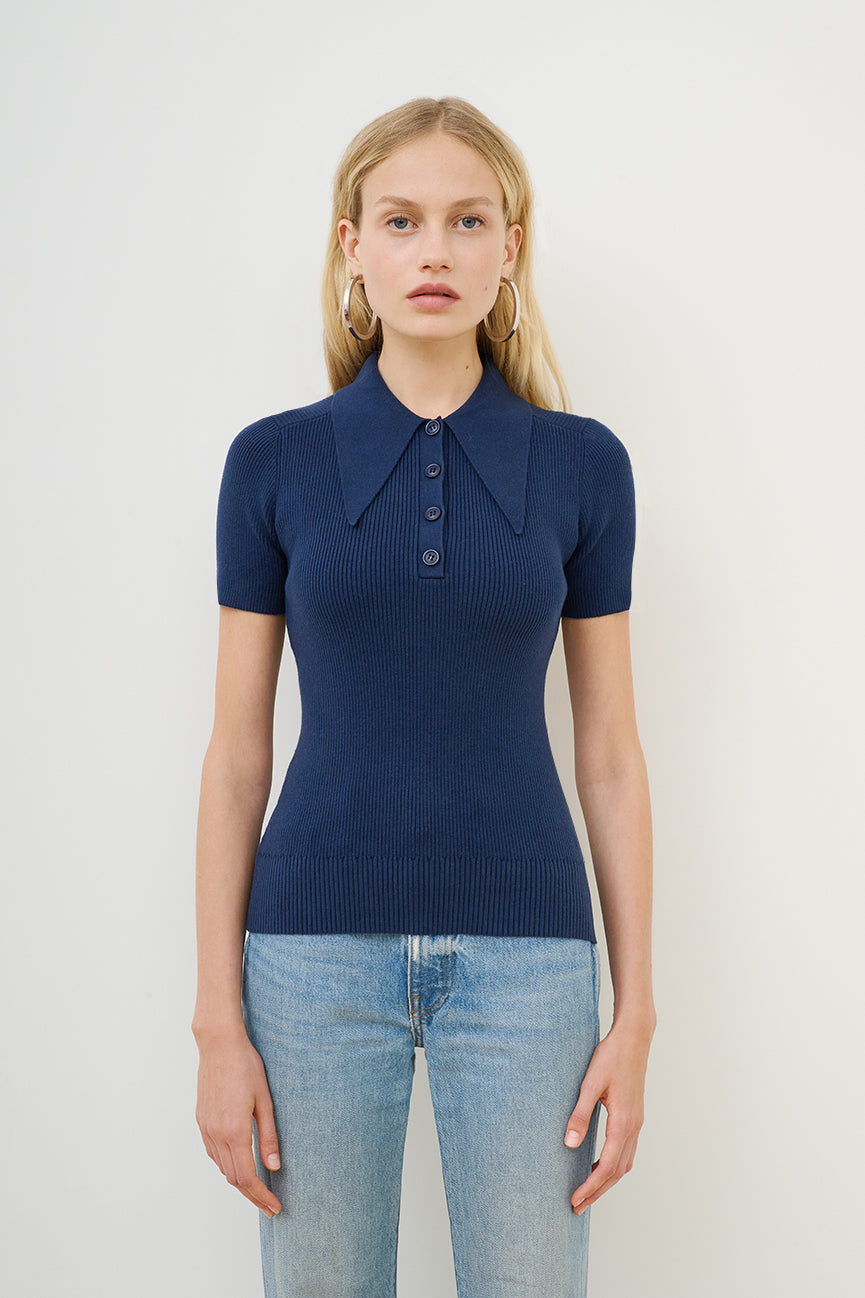 Hello Sailor Peachskin Polo