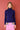 Joostricot Indigo Blue EcoMerino Long Sleeve Turtleneck Top