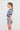 Navy White Arrows Terry Crop Cardigan