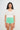 White Pointelle Short Sleeve Cropped Scoop Neck
