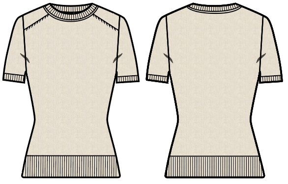 Raku Short Sleeve Crew Neck