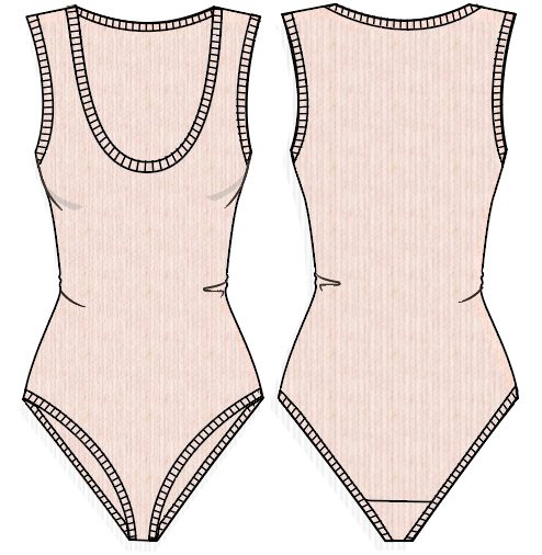 Raku U Neck Bodysuit