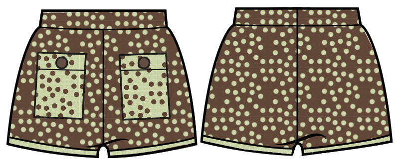 Polka Dot Booty Shorts