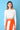 Joostricot White Peachskin Long Sleeve Crop Crew Top