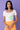 Ice Water Flower Peachskin Short Sleeve Scoop Neck