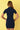 JoosTricot Hello Sailor Navy Peachskin Ribbed Polo Mini Dress