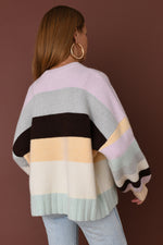 Color Block Merino Boyfriend Sweater