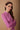 Pink Metallic Lurex Long Sleeve Mini Flared Polo Dress