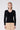 JoosTricot Coal Black Peachskin V Neck Top