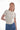 JoosTricot Ice Water White Peachskin Rib Polo Top