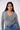 JoosTricot Slate Grey Peachskin Long Sleeve V Neck