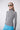 JoosTricot Slate Grey Peachskin Long Sleeve Fitted Turtleneck