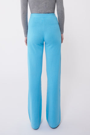 JoosTricot Aqua Blue Peachskin Fancy Pants