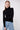 Joostricot Coal Black Peachskin Long Sleeve Turtleneck