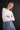 JoosTricot Ice Water White Peachskin Long Sleeve Crew Neck