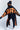 Navy/Orange Unisex BRRR!!! Mock Neck