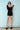 Coal Black EcoMerino Scoop Neck Mini Dress