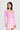 Sweet Pink Peachskin Square Scoop Neck