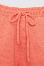 Coral Drawstring Shorts